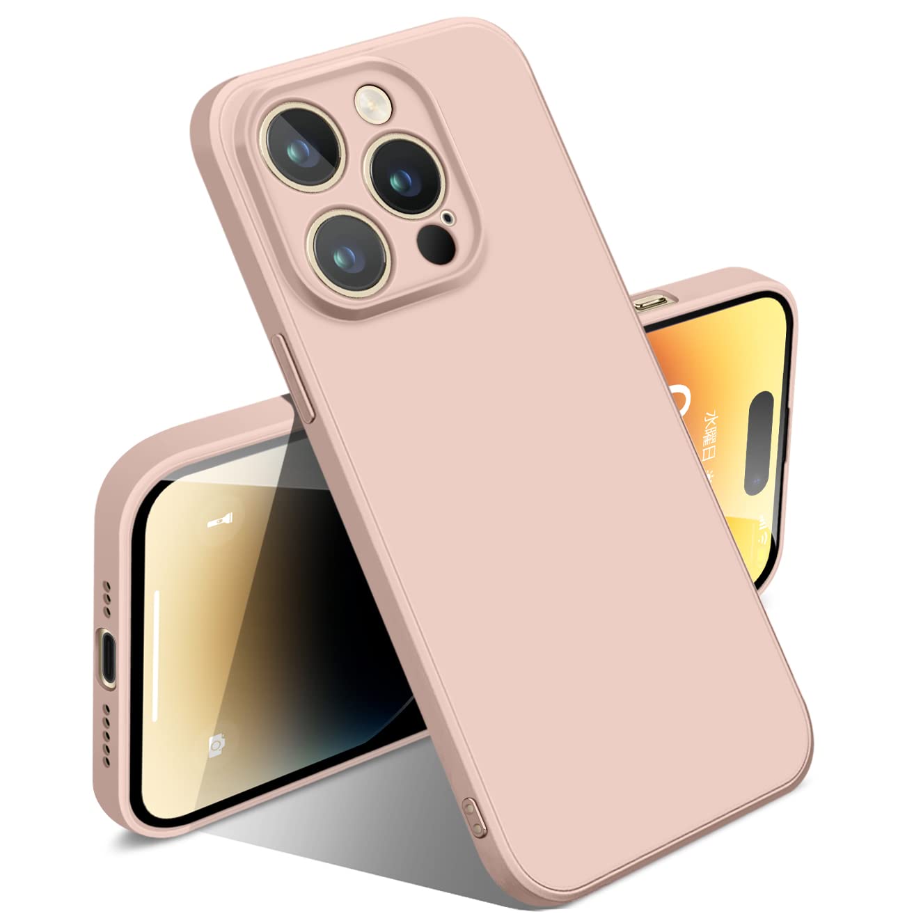 Amazon.co.jp: iPhone 14 Pro ケース シリコン 液体シリコン 耐衝撃